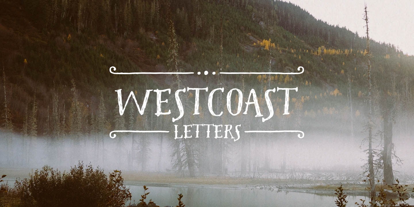 Czcionka Westcoast Letters